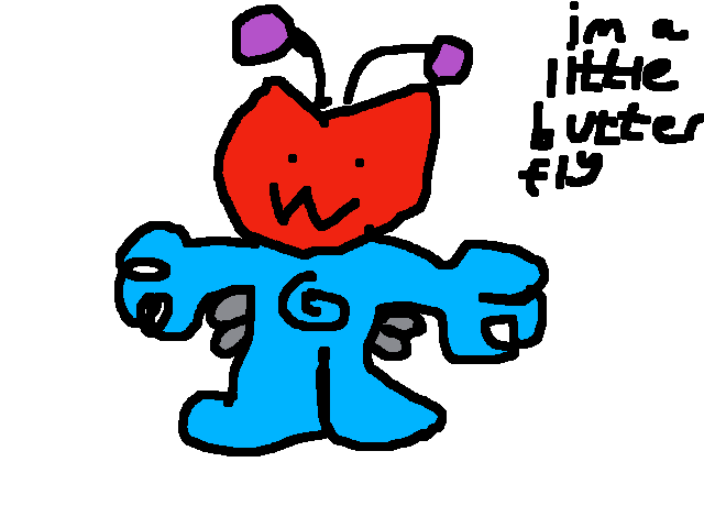 I eieie im a little butterfly