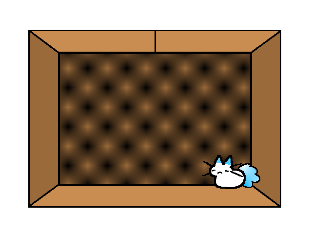 In a box