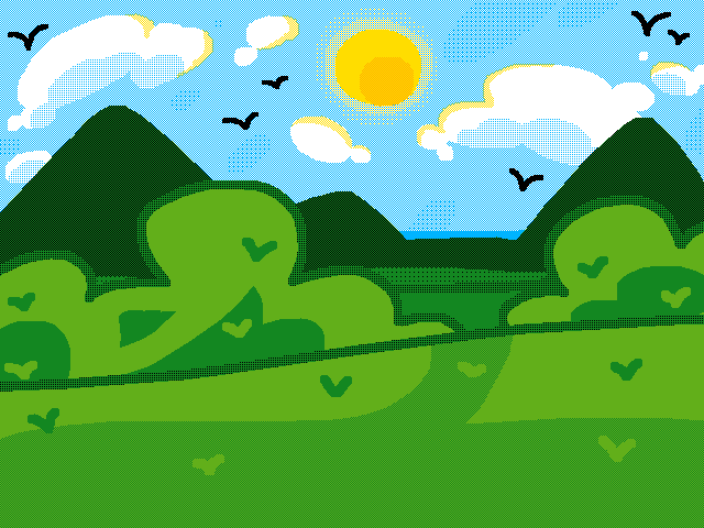 le background!