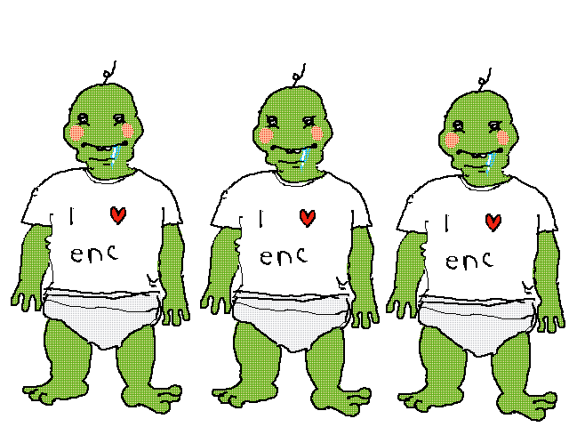 The greeen babies