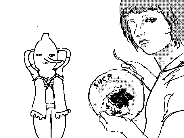 slef potrait (the left one)
