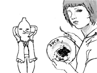 slef potrait (the left one)