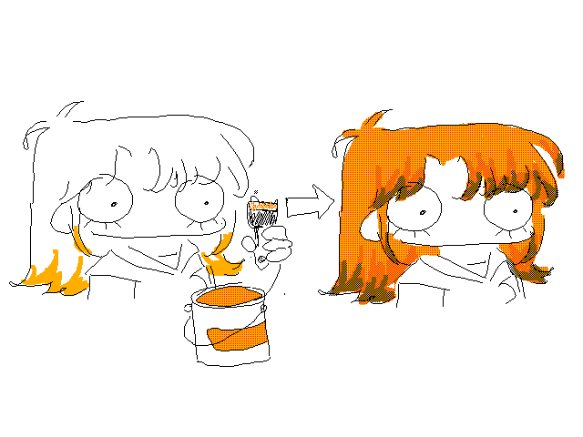 the voices got too loud and i am now a ginger