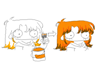 the voices got too loud and i am now a ginger