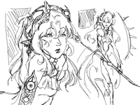 dump of old self inserts for artblock (cw: cringe)