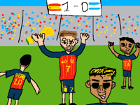 Spain win the WC