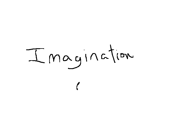 Without imagination(that sad)