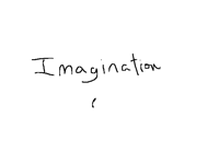 Without imagination(that sad)