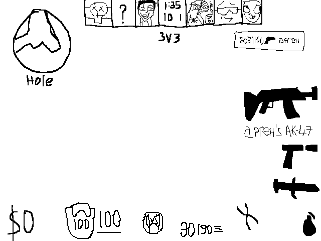 Cs2 gameplay with out map