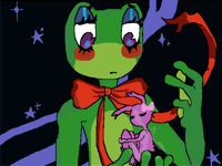 Ribbit (no sparkle + sparkle)