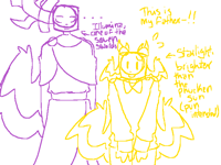 another phighting oc - sketch vers