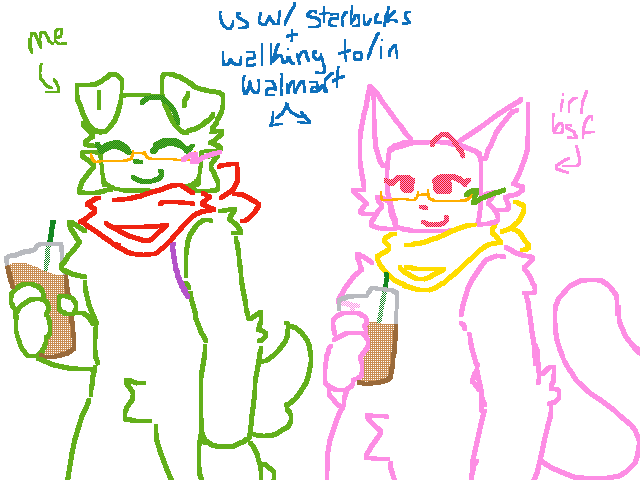 we havent hung out in MONTHS im excited !!!