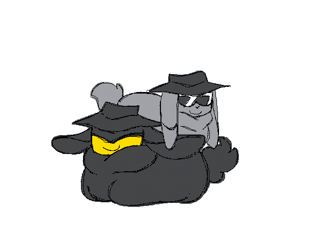 doublefedora bunnies hehehe