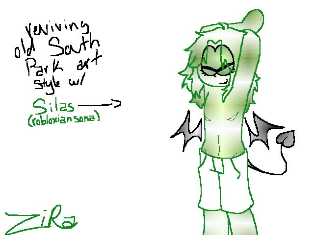 old south park art style heh