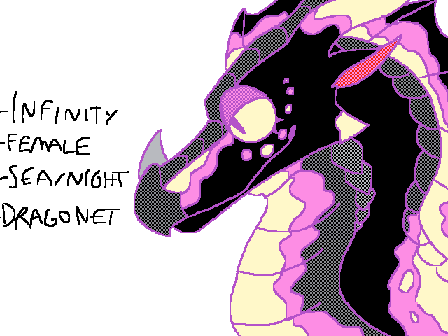 REALLLYYYY quick rushed doodle of my wof oc