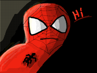 Ein hi von Spider-Man