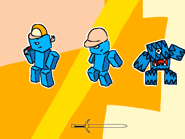 I like block tales, so here’s my OC in it’s style