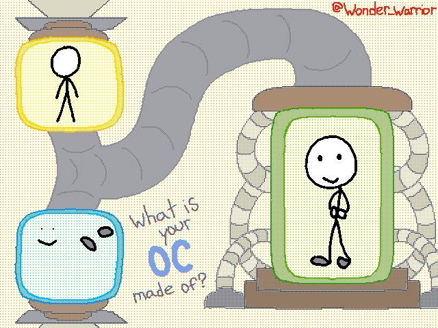 What is your OC made colb with @/wonder_warrior