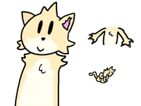Kitty the blobby oc reference