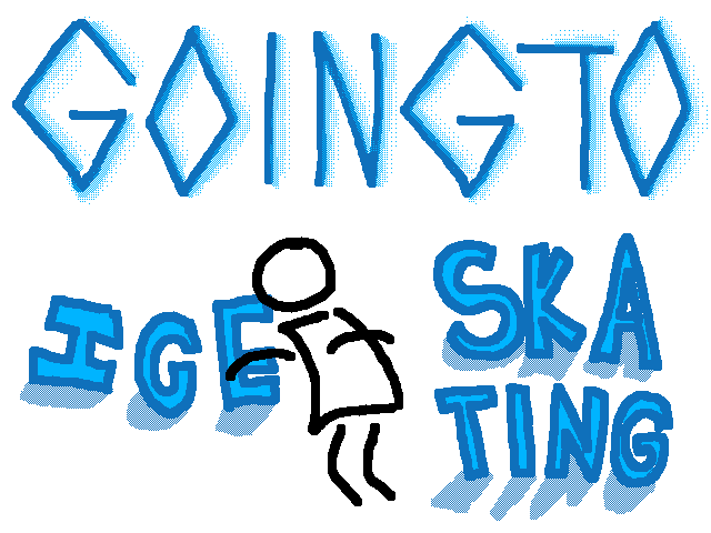 Ice skating