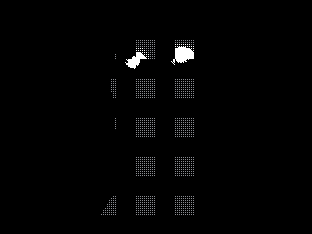 In the deep darkness