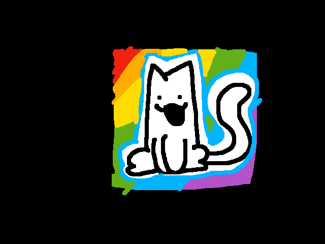 Cat spin meme (remake//fast)flash warning!!