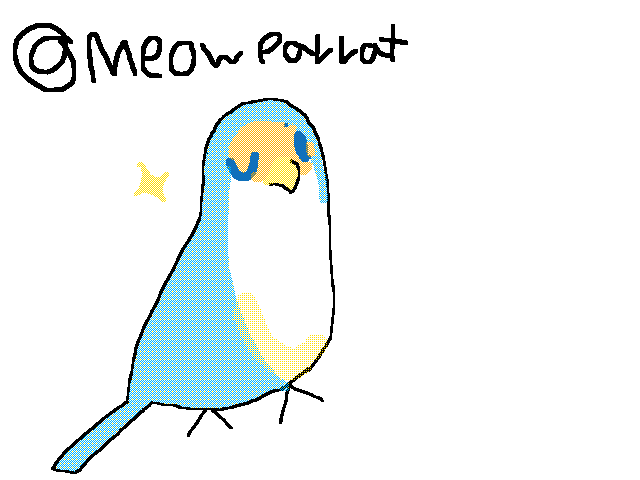 Redesign of @meowparrot drawing!