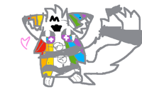 My fursona!(Colored. Btw its a furby)