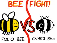 Bee fight!