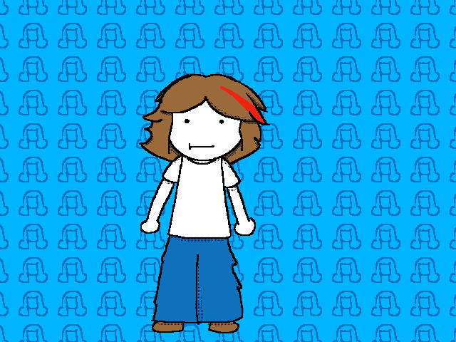 My oc but with my irl hair