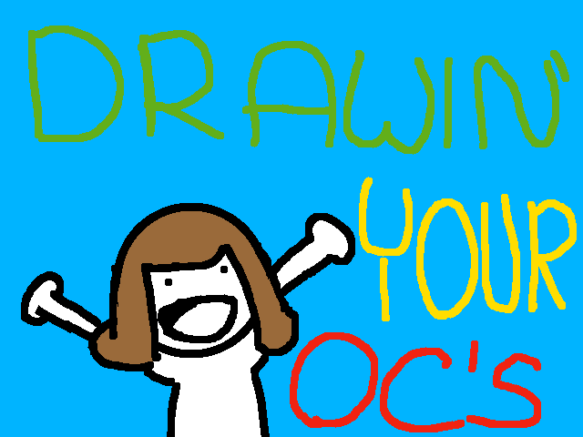 Drawing people's oc's