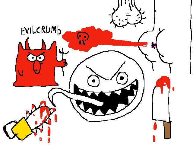 Drawing dark snd disturbing imigas just for fun