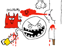 Drawing dark snd disturbing imigas just for fun