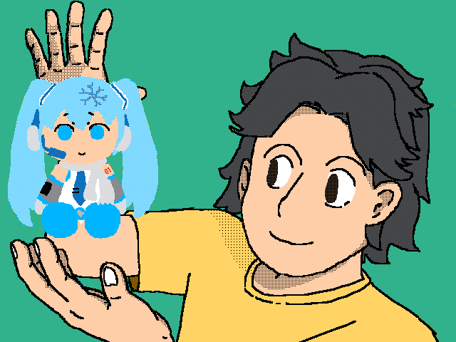 I got myself a snow miku plush