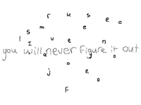 You will never figure it out