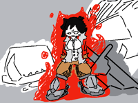 Sword doodle guy
