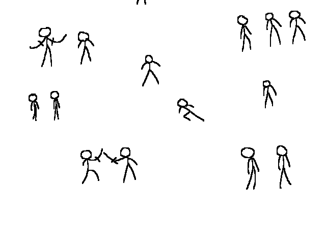 What a stickman si laughing at me