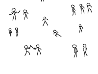 What a stickman si laughing at me
