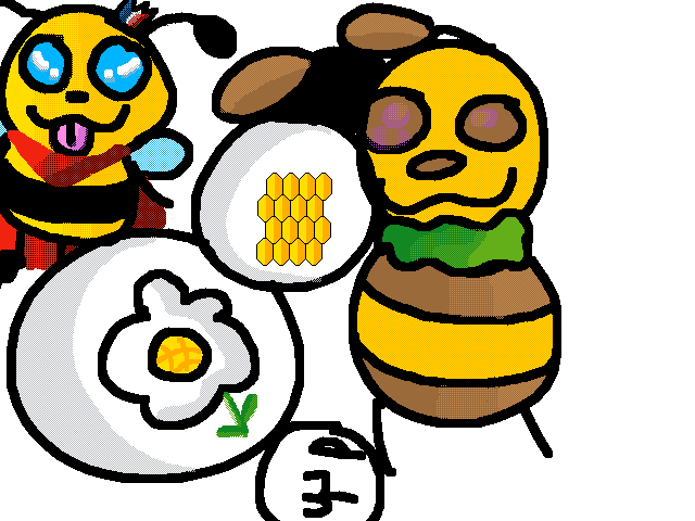 An all-you-can-eat buffet.😋🐝🐝