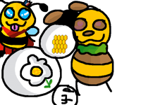 An all-you-can-eat buffet.😋🐝🐝