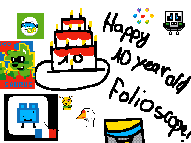 Happy 10 yea old Folioscope🥳🥳🤩🤩