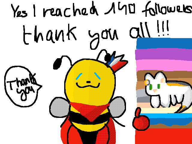 140 followers!!!!
