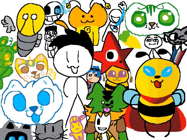 All the people I‘ve met!!!:3🥳🥳🥳🥳🤩