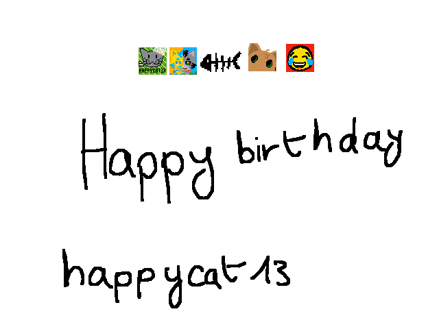 Happy birthday happycat13