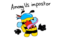 Draw you in Among Us impostor!!!COLLAB!
