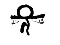 Stickman shoots you