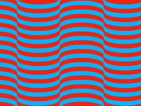 Red 'n blue waves!