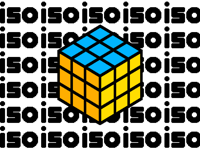 Iso but he's a rubik's cube idk