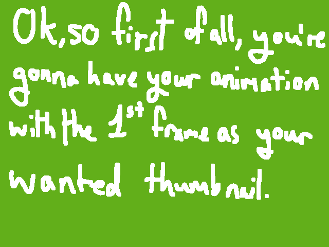 How to make a thumbnail