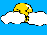 It's cloudy over here today :3